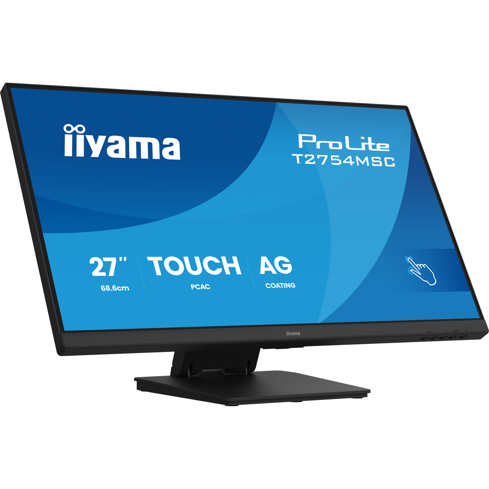 IIYAMA 68.6 Cm (27 Inch) T2754MSC-B2AG 16-9 M-Touch VGA+HDMI