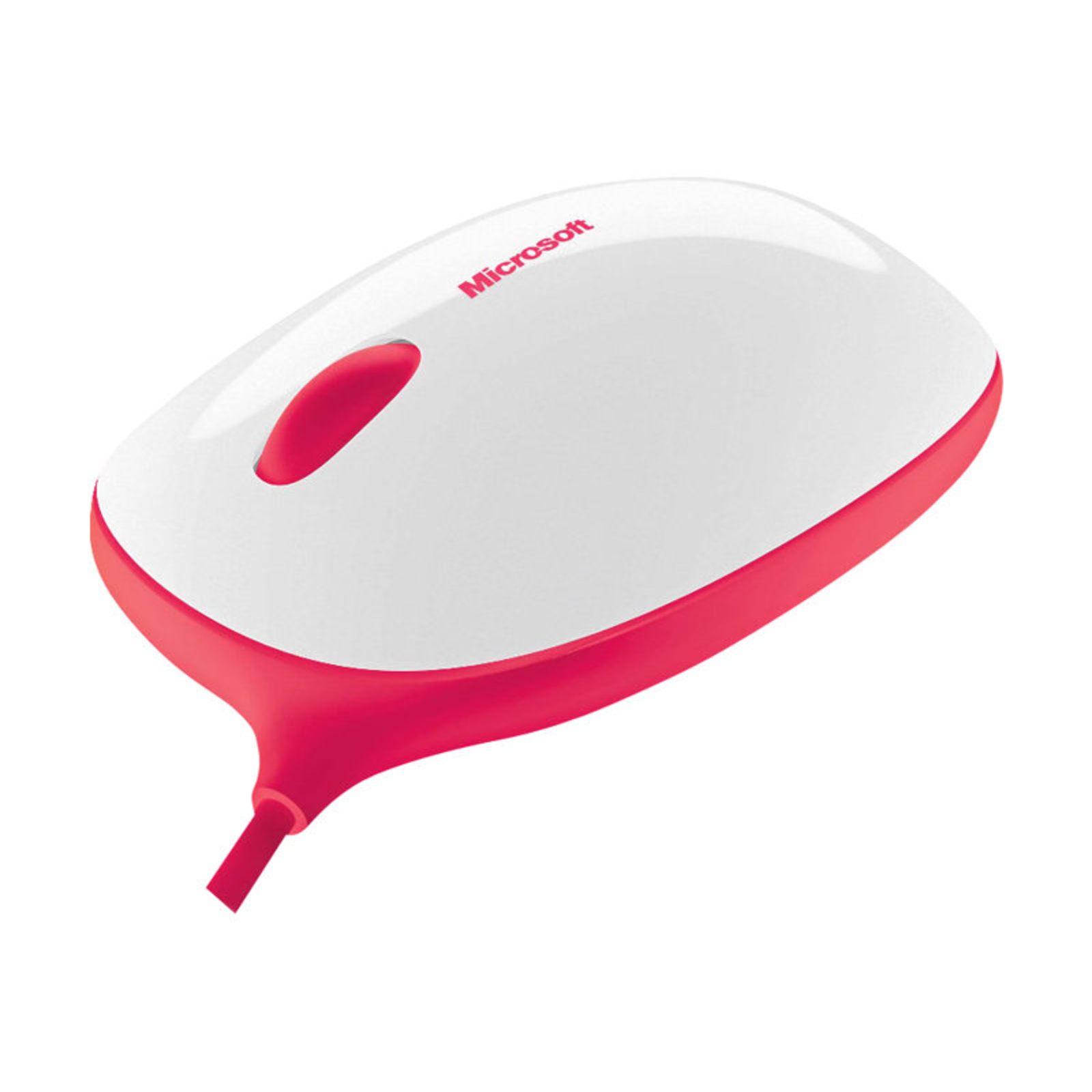 Microsoft Express Mouse Mouse Right- And Left-handed Optical 3 Buttons Wired USB White Red