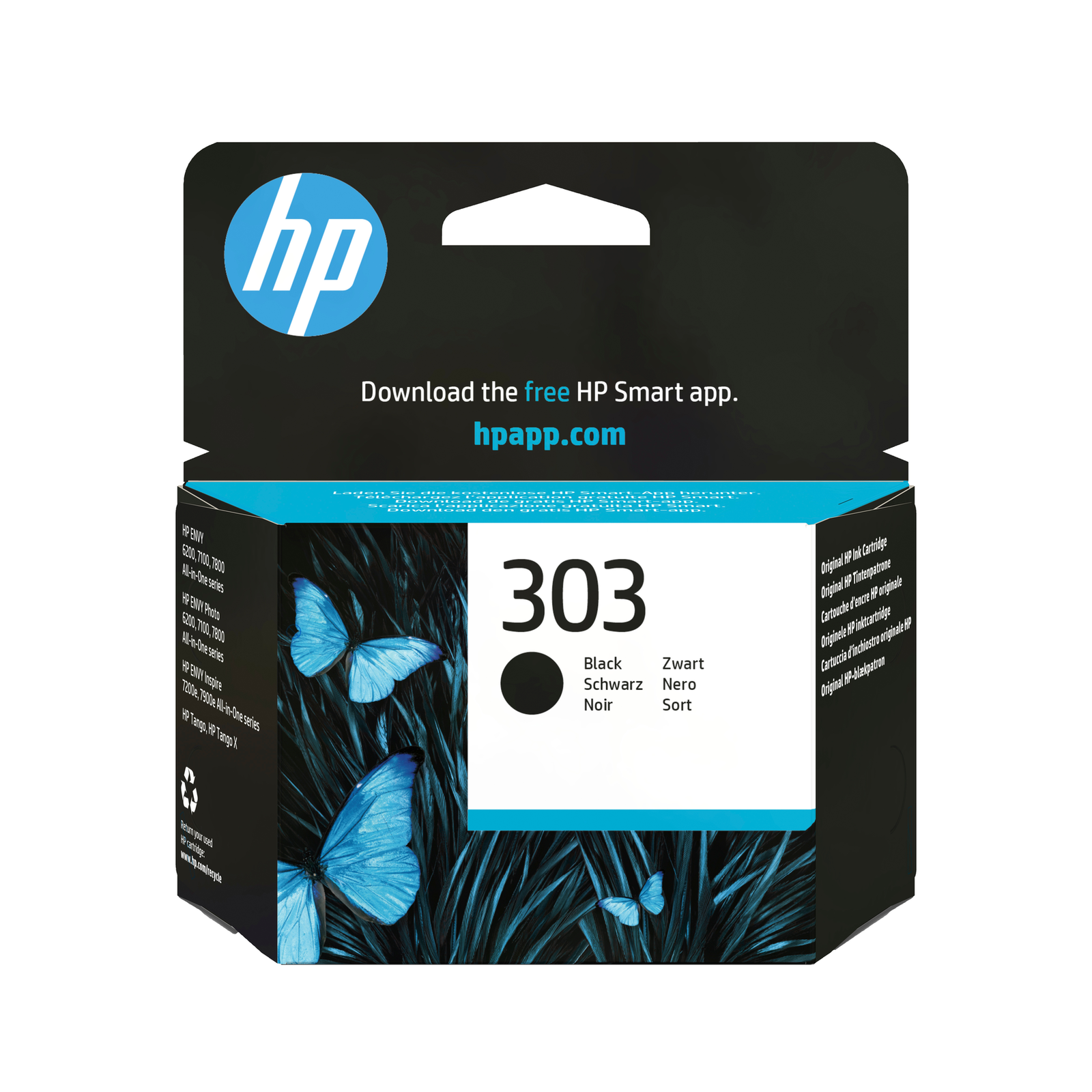 HPI 303 Black 200 Pages Ink T6N02AE