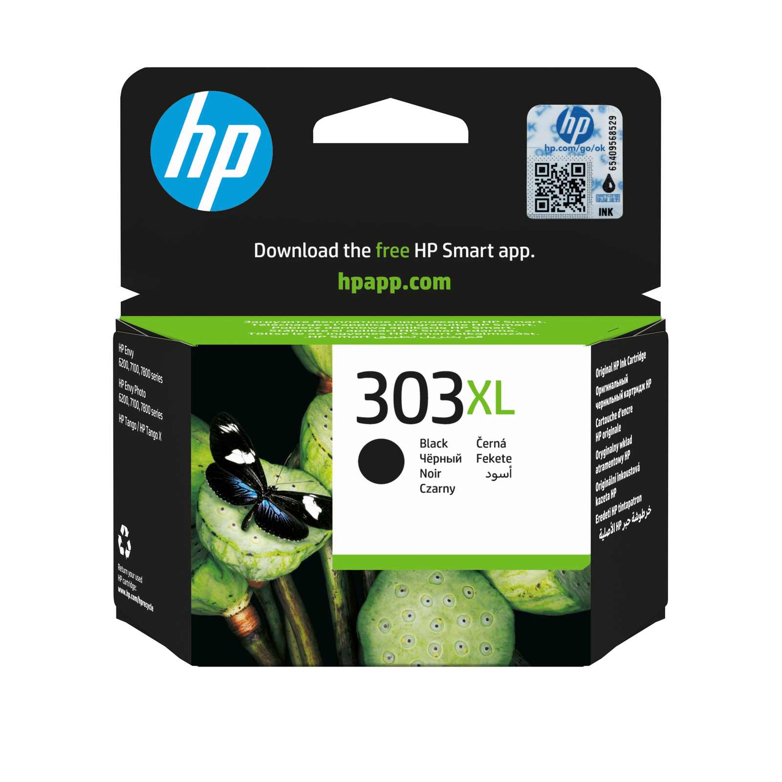 HPI 303XL Black 600 Pages Ink T6N04AE