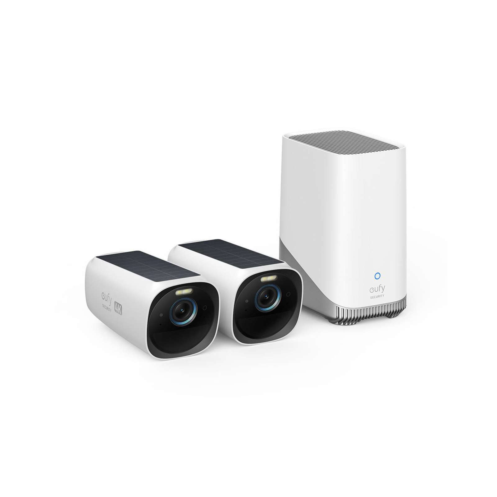 Anker Eufy T88713W1 IP Security Camera Outdoor Wireless Wall Black White Box