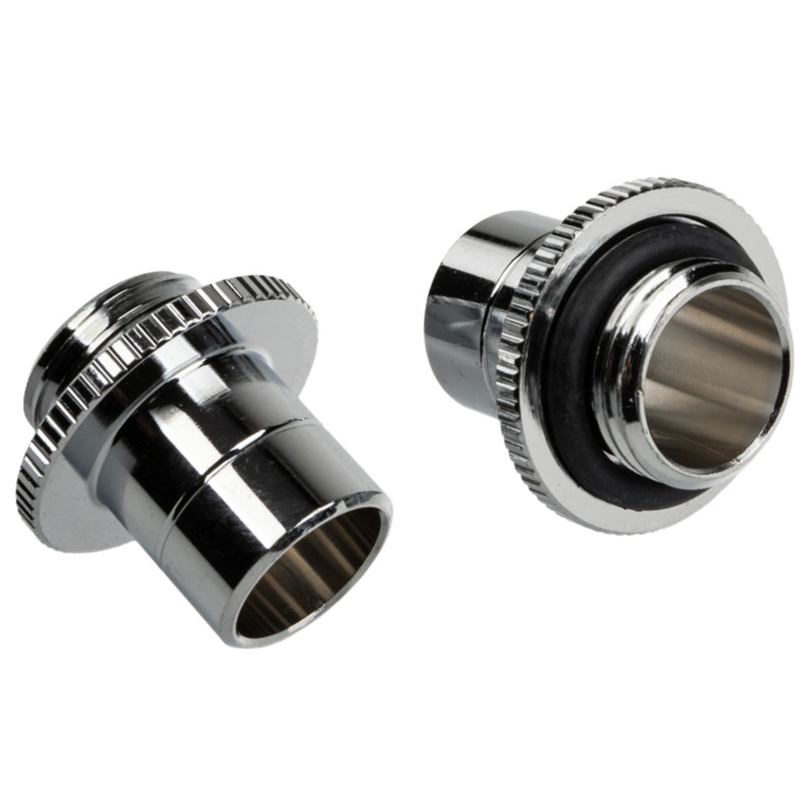 Bitspower Touchaqua Link Adapter Male G1/4 Inch AG to Link Tube Adjustable 16-22mm 2-pack Silver