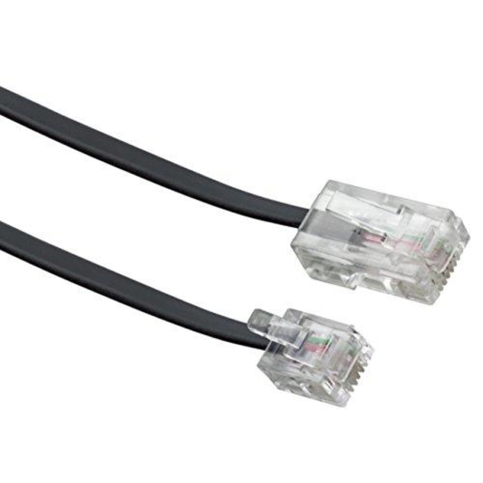 Schwaiger 6.0m RJ-11 RJ-45 6 M RJ-11 RJ-45 Black Male/Male