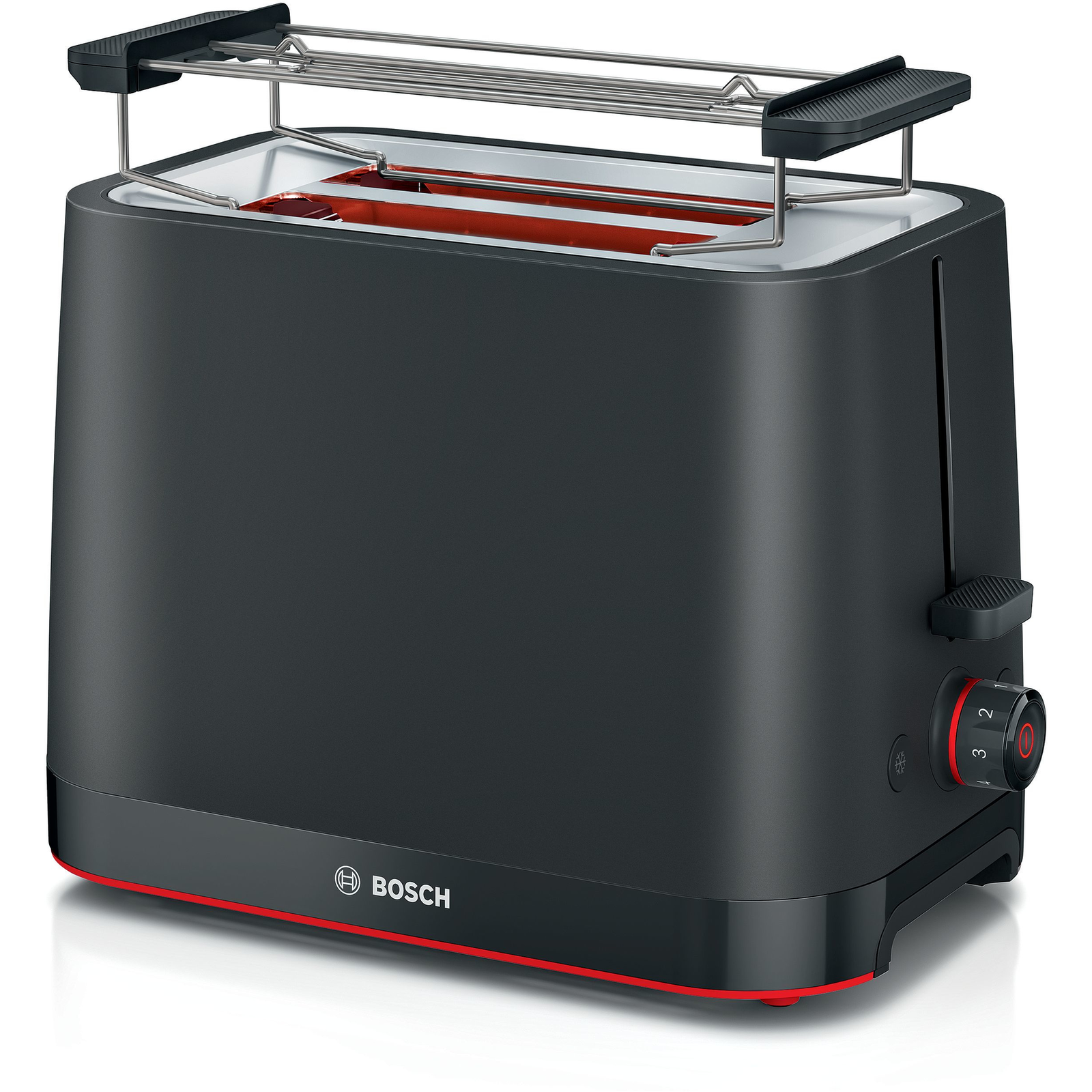 Bosch Toaster MyMoment 2-Slice 2Slice Black Black (TAT3M123)