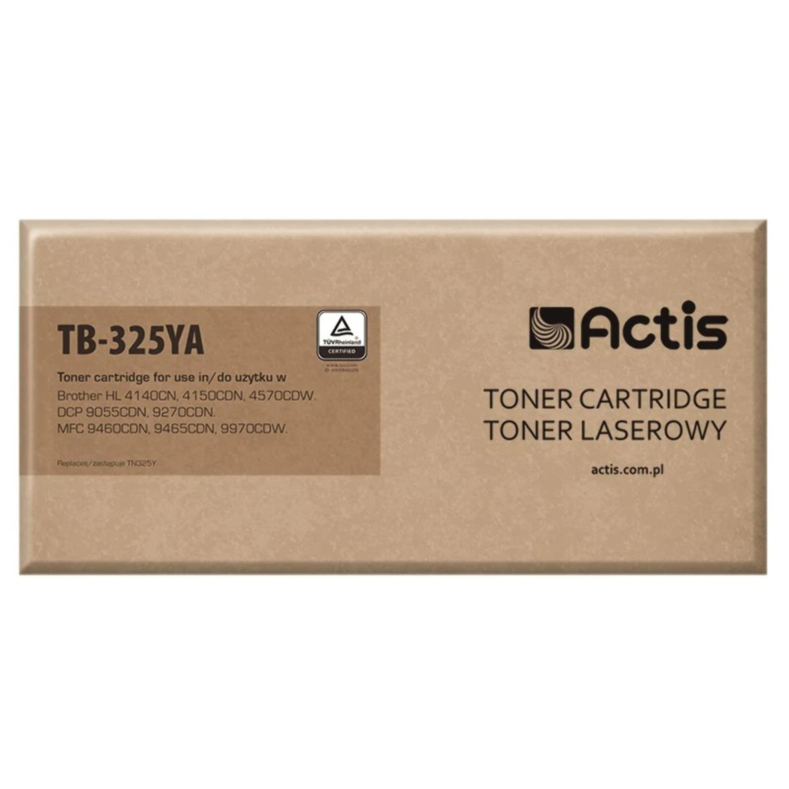 ACTIS TB-325YA Toner (replacement Bredher TN-325Y Standard 3,500 Pages Ty)