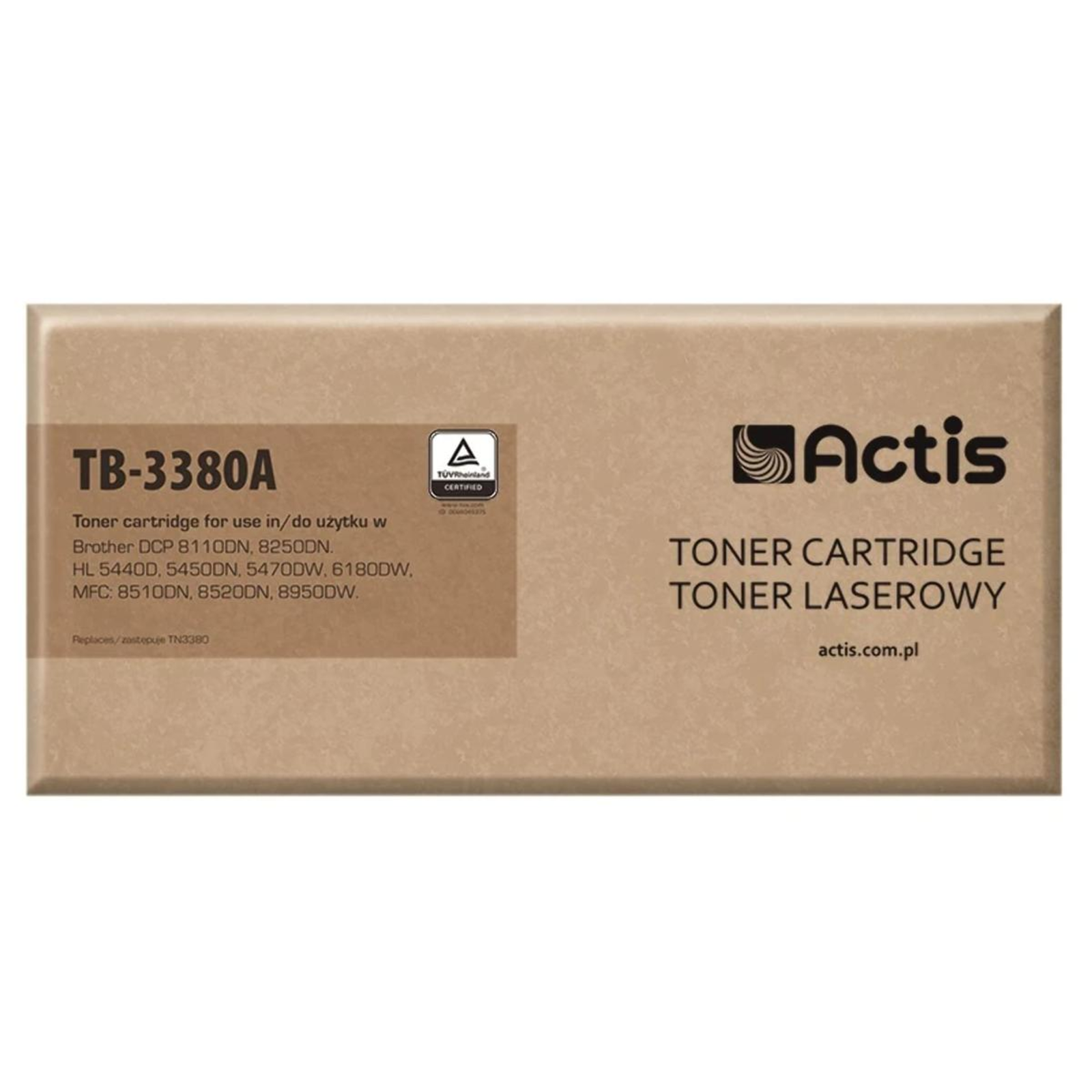 ACTIS TB-3380A Toner Replacement TN-3380 Standard 8000 Pages Black