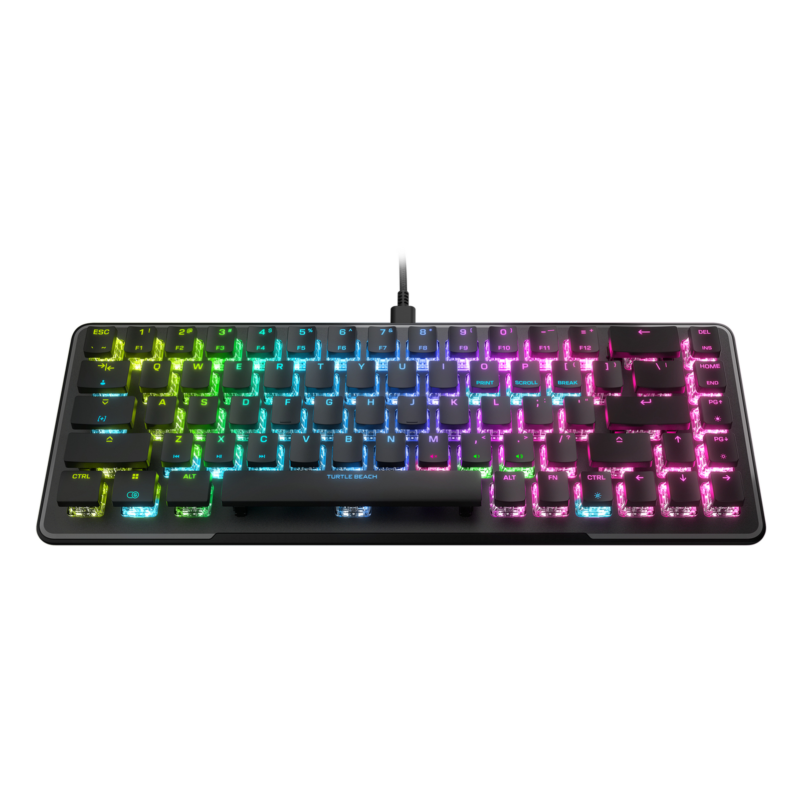 Turtle Beach Vulcan II Mini Black Gaming Keyboard Gaming Keyboard Red Switches UK Layout QWERTY