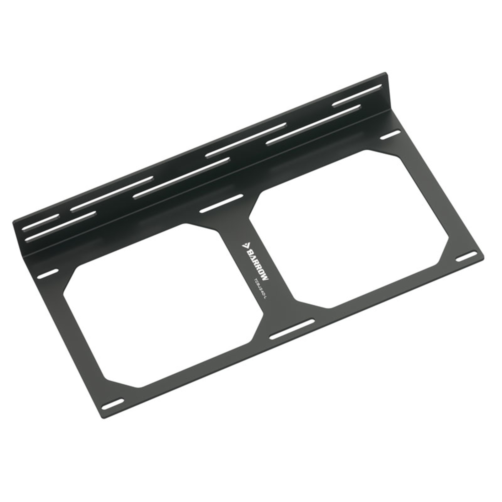 Barrow 240mm Radiator Bracket Black
