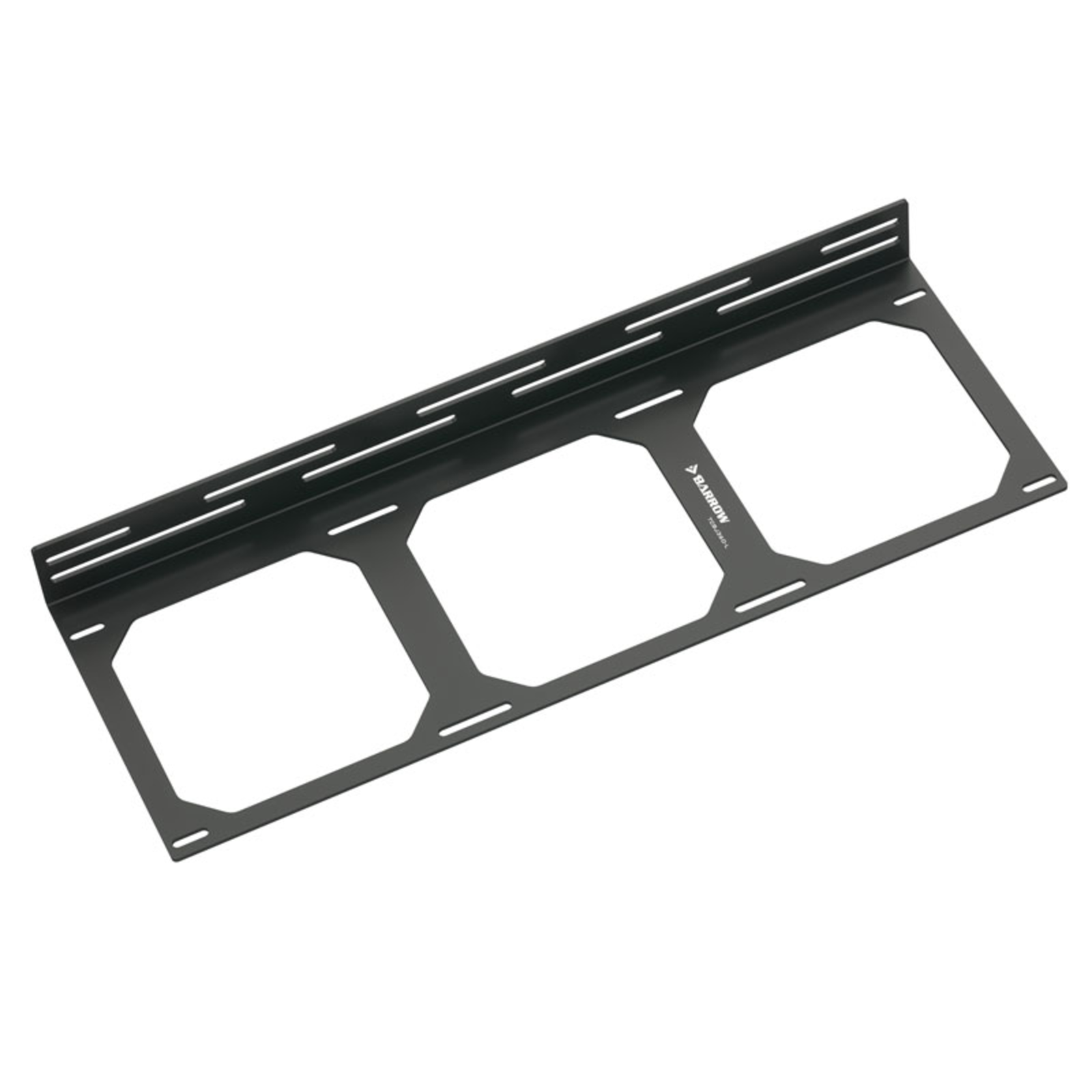 Barrow 360mm Radiator Bracket Black