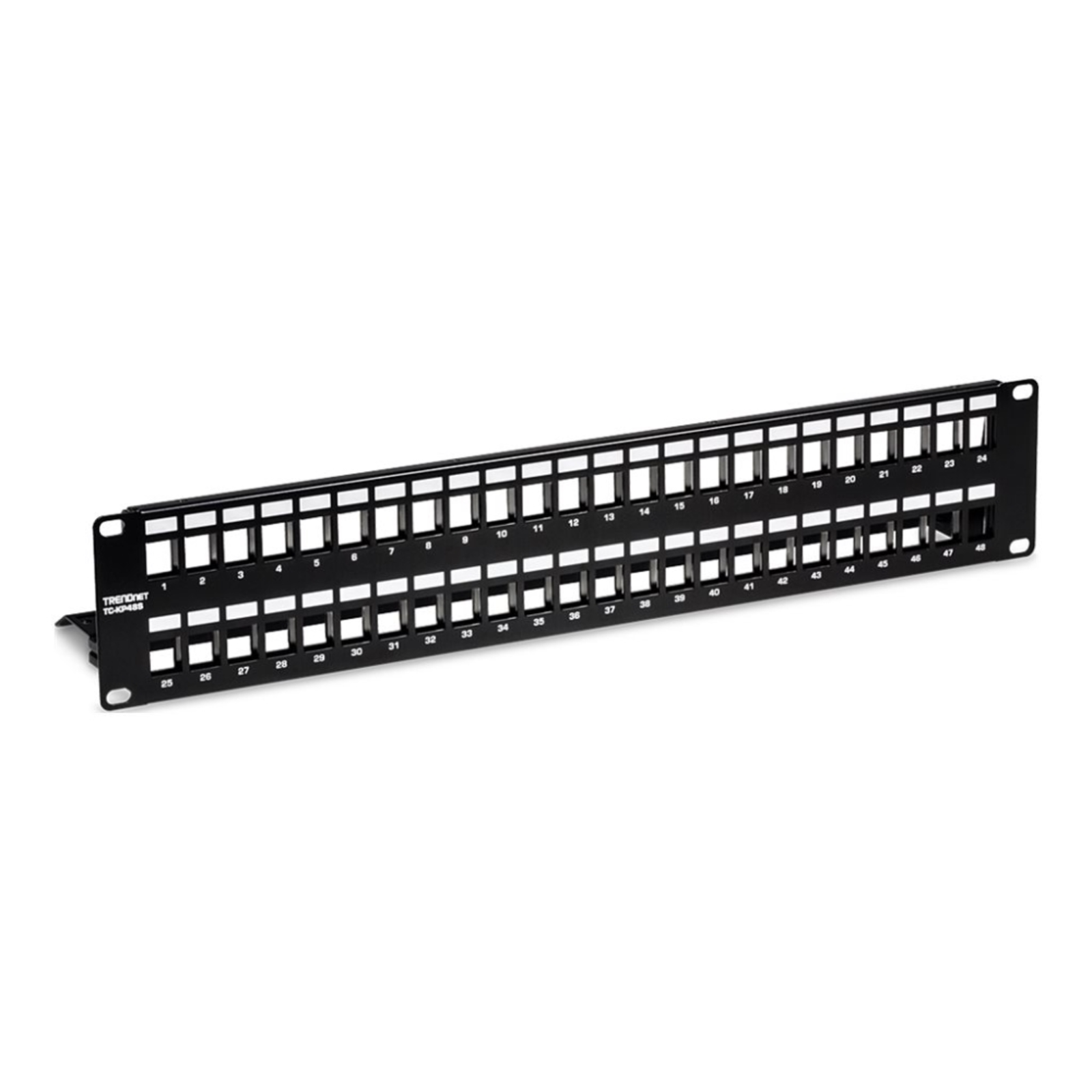 TRENDnet TC-KP48S Black Rack Mounting 2U