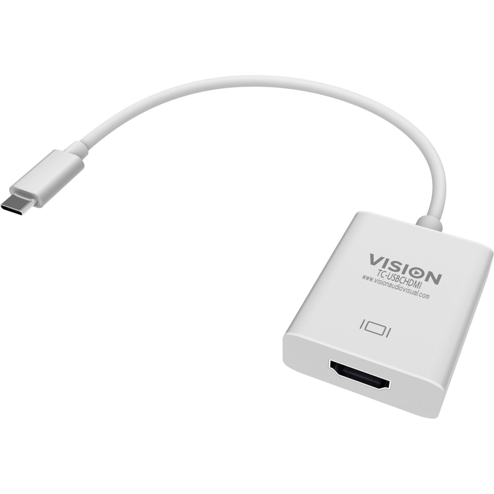 Vision TC-USBCHDMI External Video Adapter USB-C 3.1 HDMI White Retail