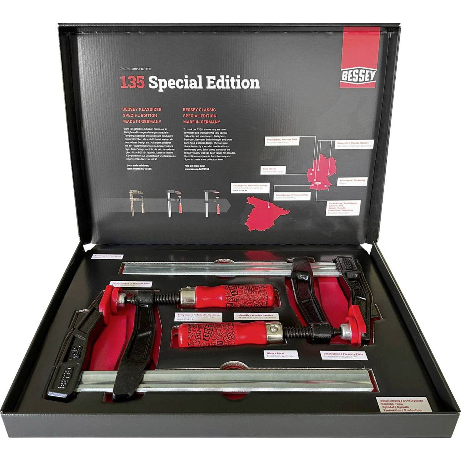 Bessey TGA25SET-135 2x Limited Edition Anniversary Clamp