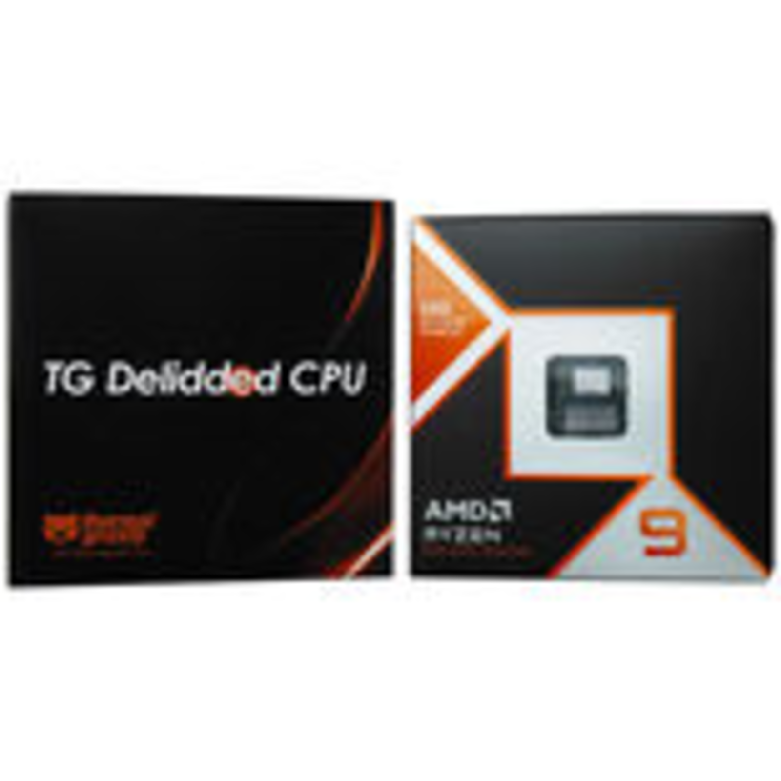 Thermal Grizzly Delidded AMD Ryzen 9 9950X3D Boxed Version Processor Delidded Direct Die Heat Sink