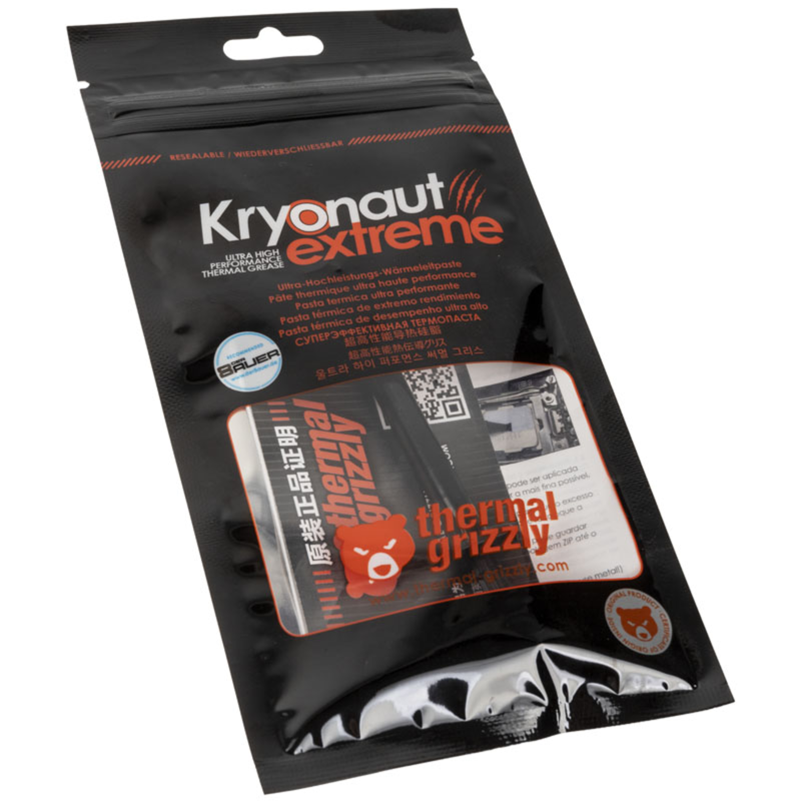 Thermal Grizzly Kryonaut Extreme Cooling Paste 1-Pack Pink Red