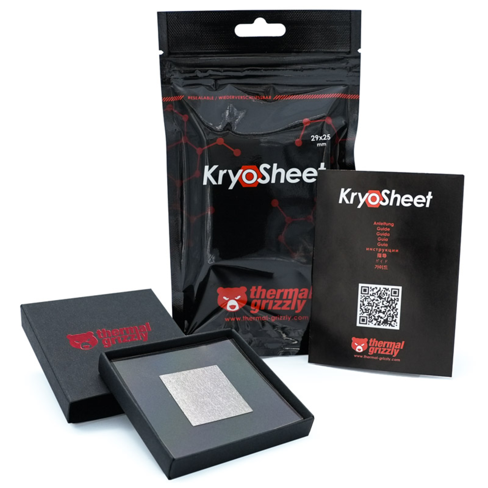 Thermal Grizzly KryoSheet 29 X 25mm Anthracite
