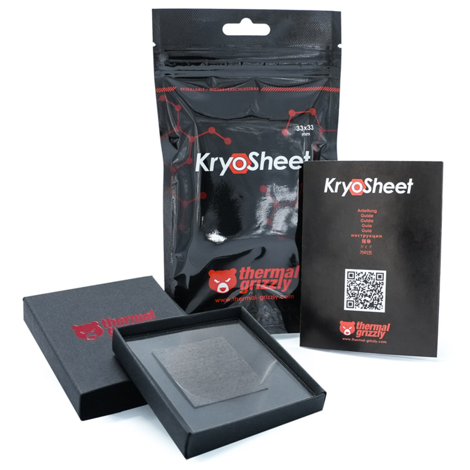 Thermal Grizzly KryoSheet Thermal Pad 33 X 33mm Thermal Sheet