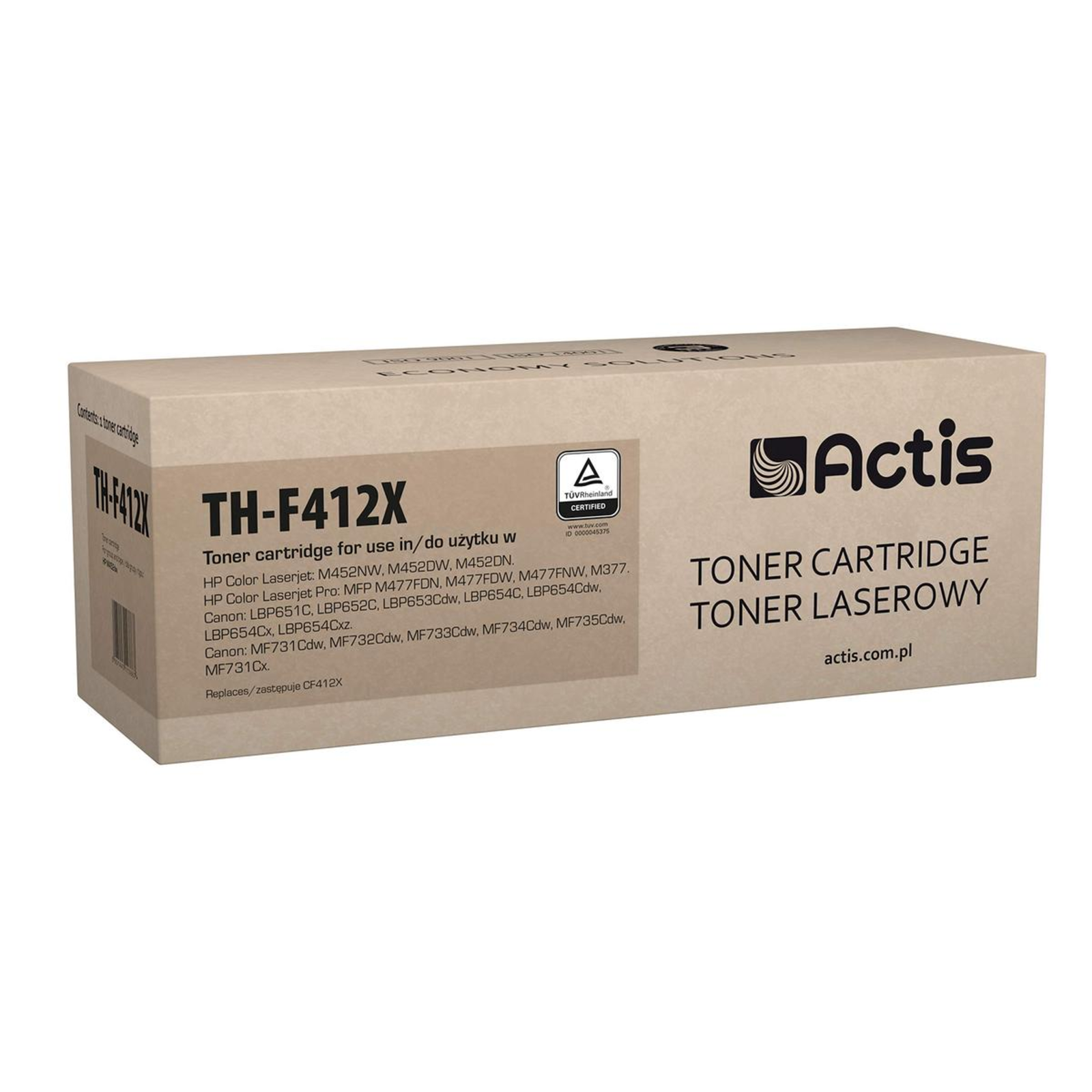 ACTIS TH-F412X Toner Replacement HP 410X CF412X Standard 5000 Pages