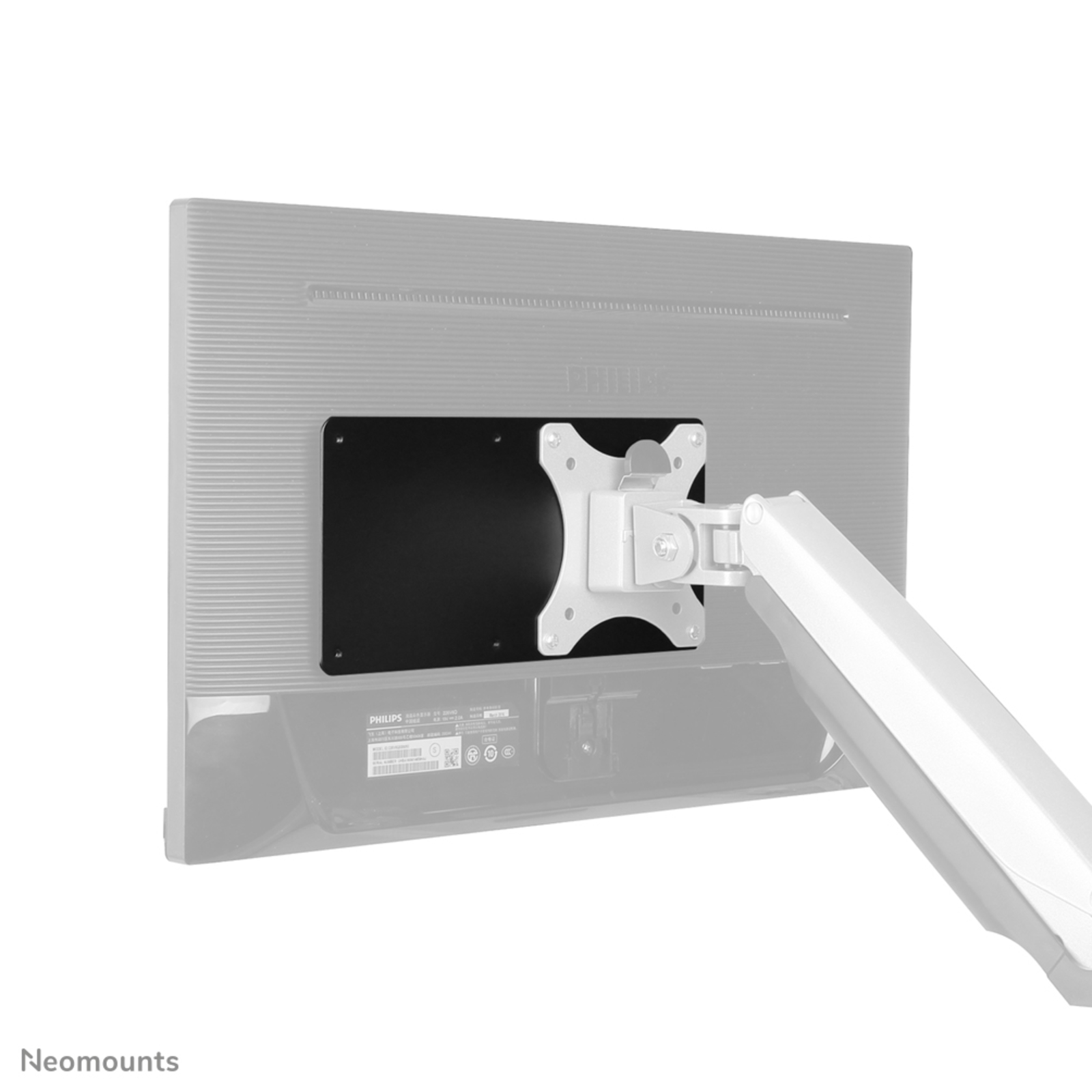 Neomounts Table Mounting Bracket Thinclient Holder Black Max.3KG