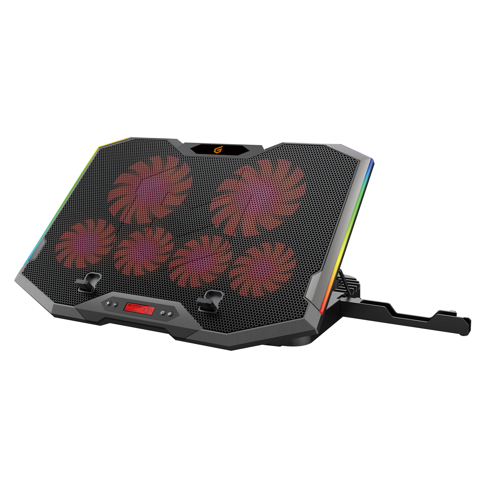 Conceptronic ERGO Gaming Notebook Fan with 2-port USB 2.0 Hub Smartphone Stand 43.2 Cm (17inch)