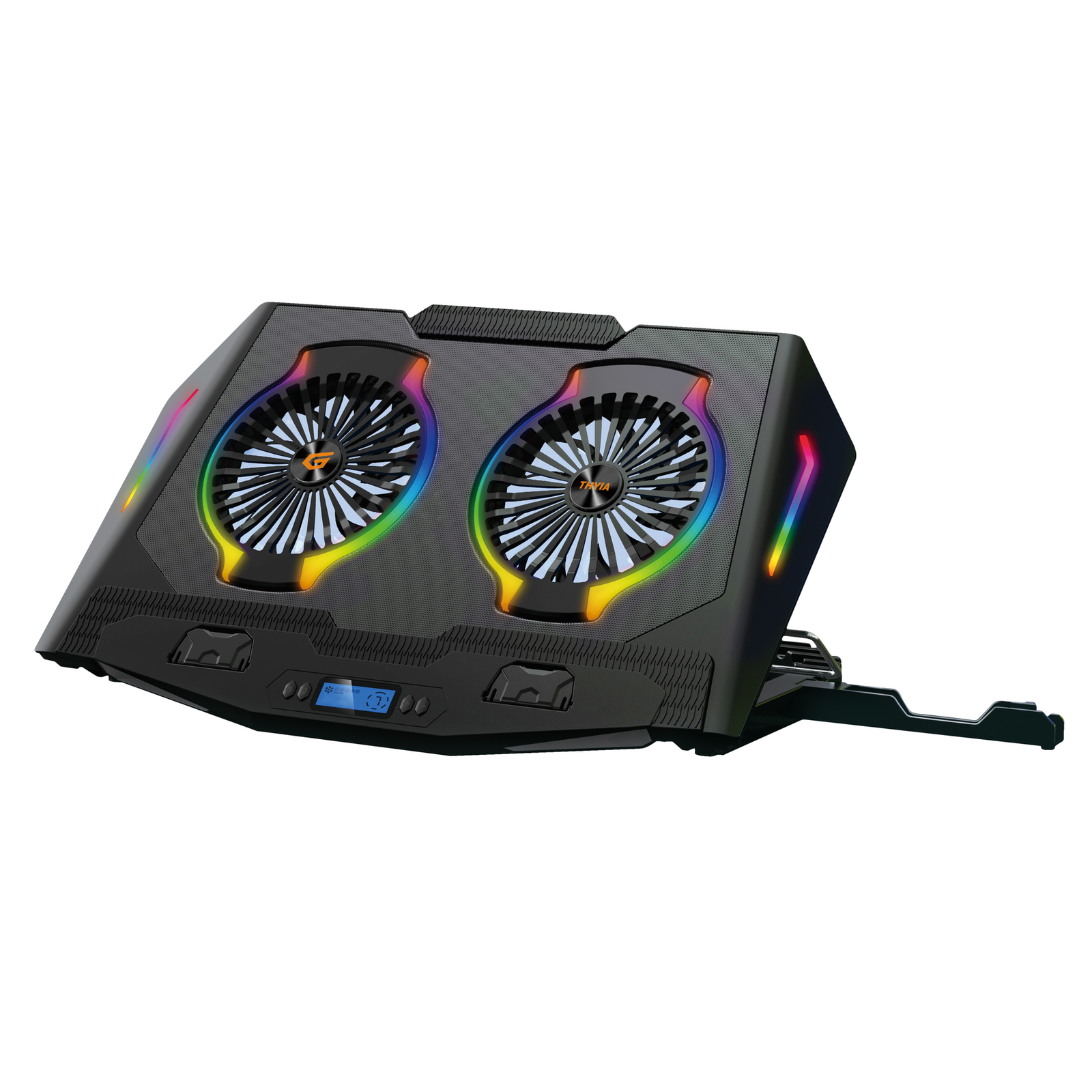 Conceptronic ERGO Gaming Notebook Fan with 2-port USB 2.0 Hub Smartphone Stand 43.2 Cm (17inch)