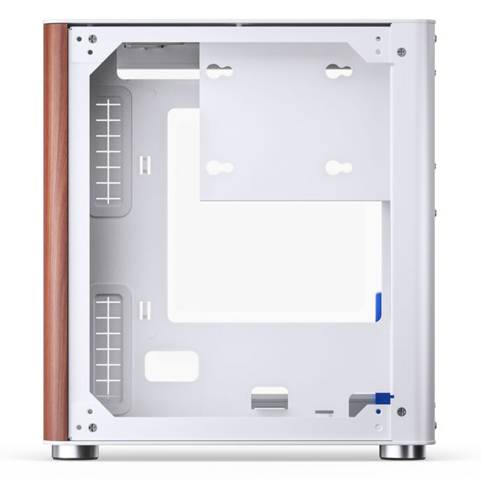 Jonsbo TK-0 PC Case Mini Tower Mini-ITX Tempered Glass Wood White