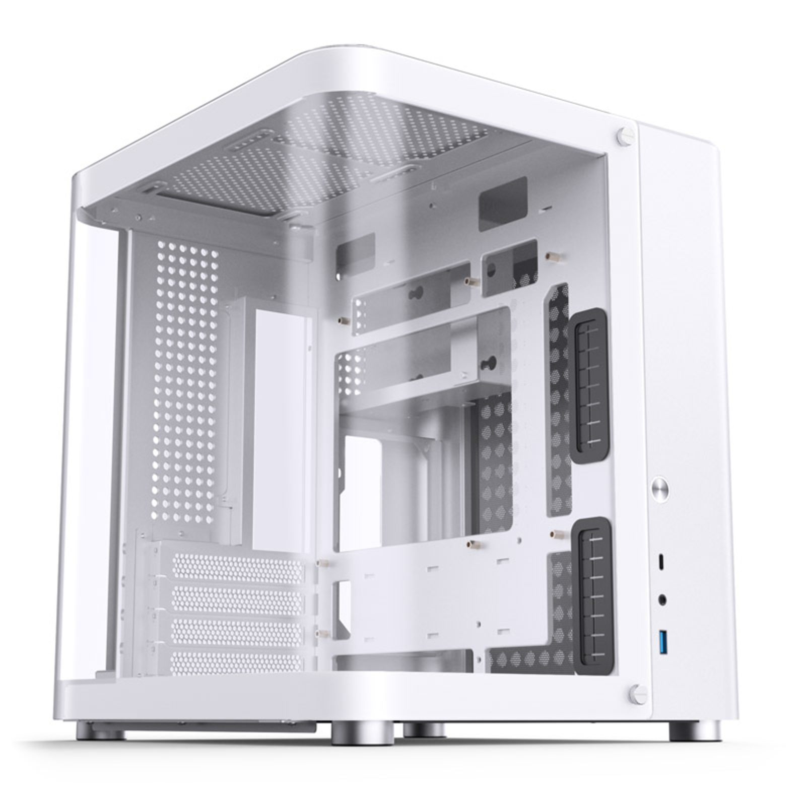 jonsbo TK-1 2.0 Micro-ATX Case Tempered Glass White
