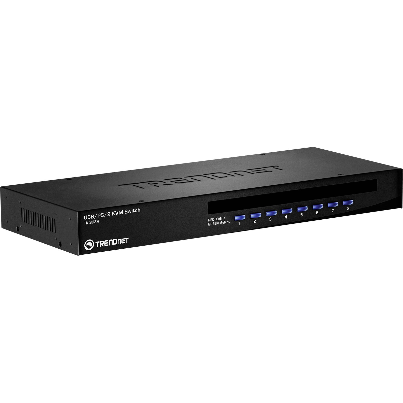 TRENDnet 8 Port USB PS2 Rack Mount KVM Switch