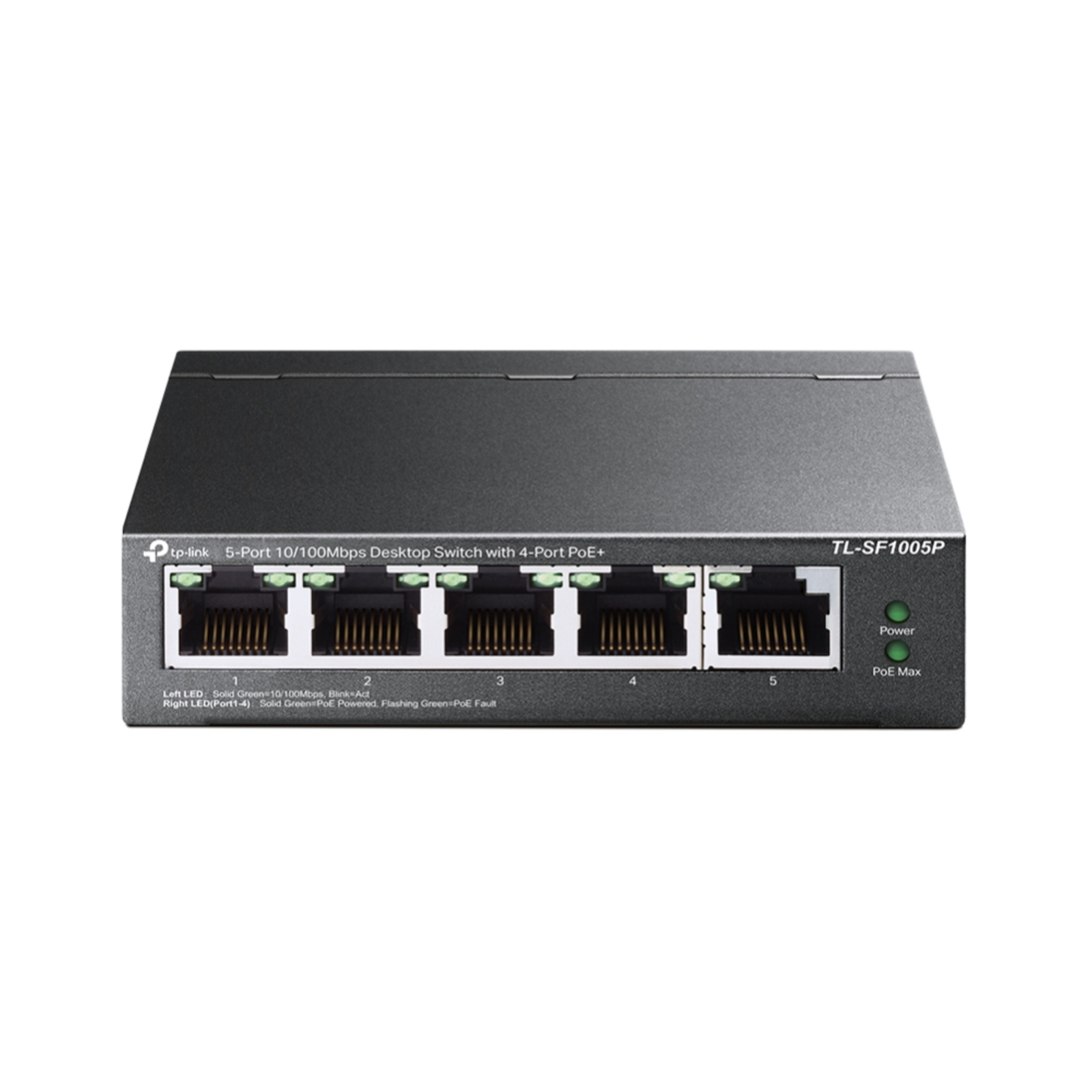 TP-Link TL-SF1005P Switch 5 Port RJ-45 PoE 1 Gbps