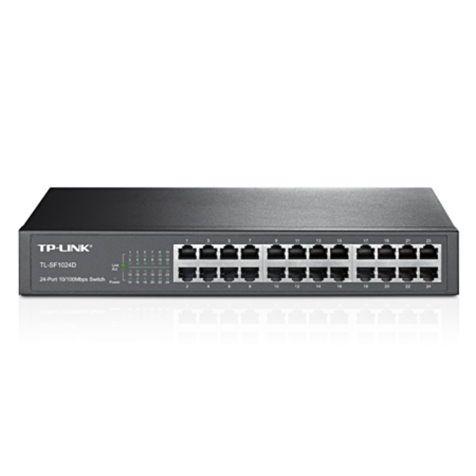 TP-LINK 24-PORT 10/100M SWITCH 24 10/100M RJ45 PORTS 13-INCH STEEL CASE