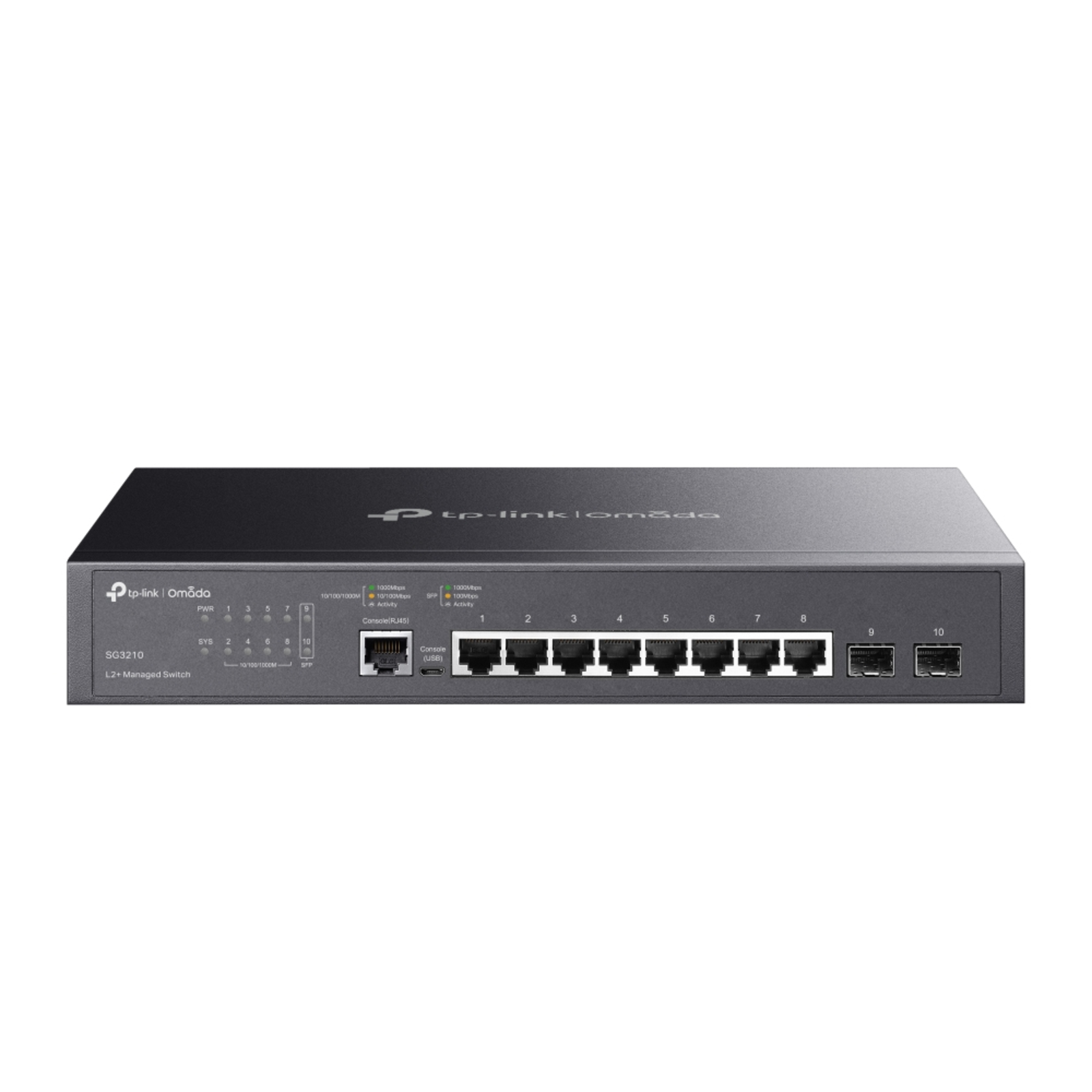 TP-Link TL-SG3210 JetStream Managed Switch 8x Gigabit Ethernet 2x SFP