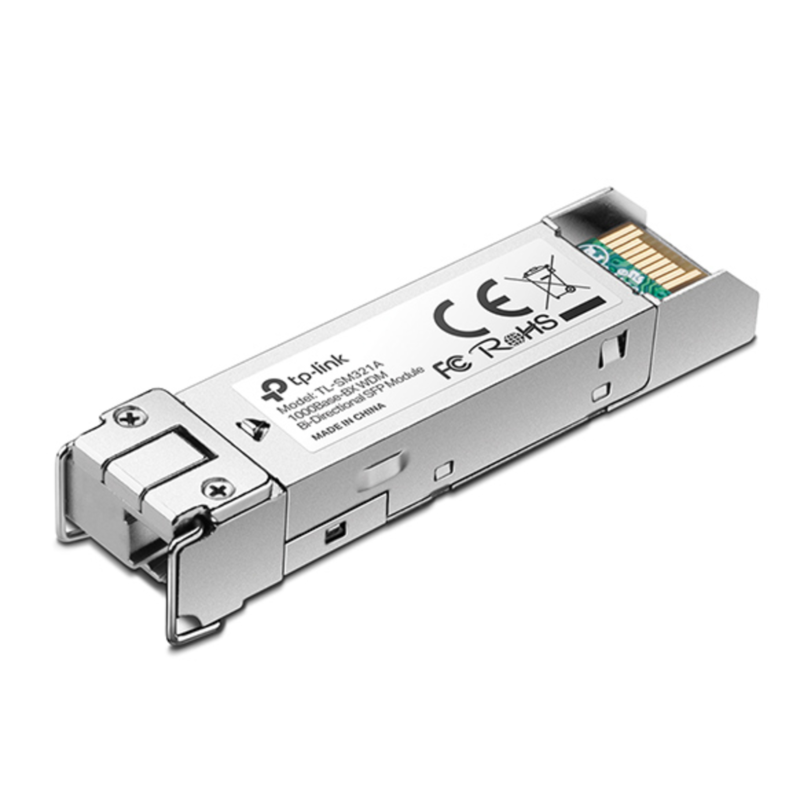TP-Link TL-SM321B V2 SFP Mini-GBIC Transceiver Module 1GbE 1000Base-BX LC/UPC Singlemode up to 10km