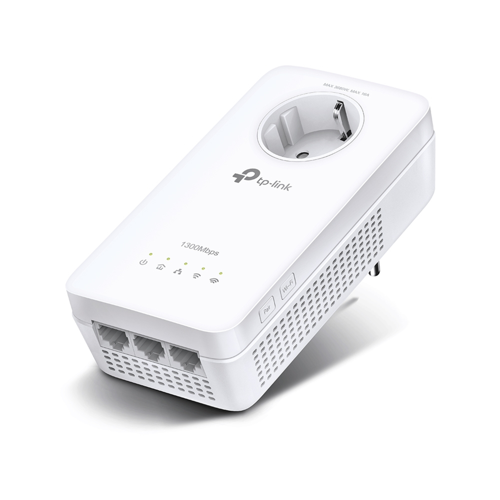 TP-Link TL-WPA8631P AV1300 Passthrough Powerline Powerline Adapter