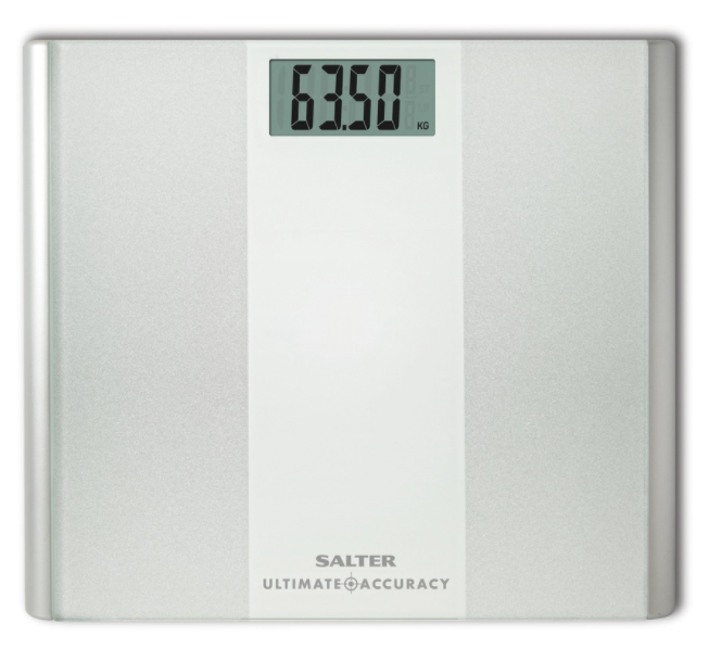 Salter 9009 WFEU12 Ultimate Accuracy Electronic Bathroom Scales, White