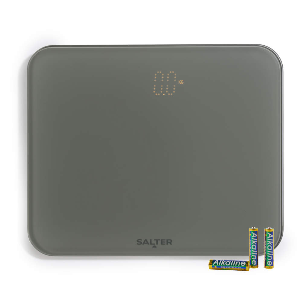 Salter 9204 GFEU12 Shadow Digital Bathroom Scale, Grey