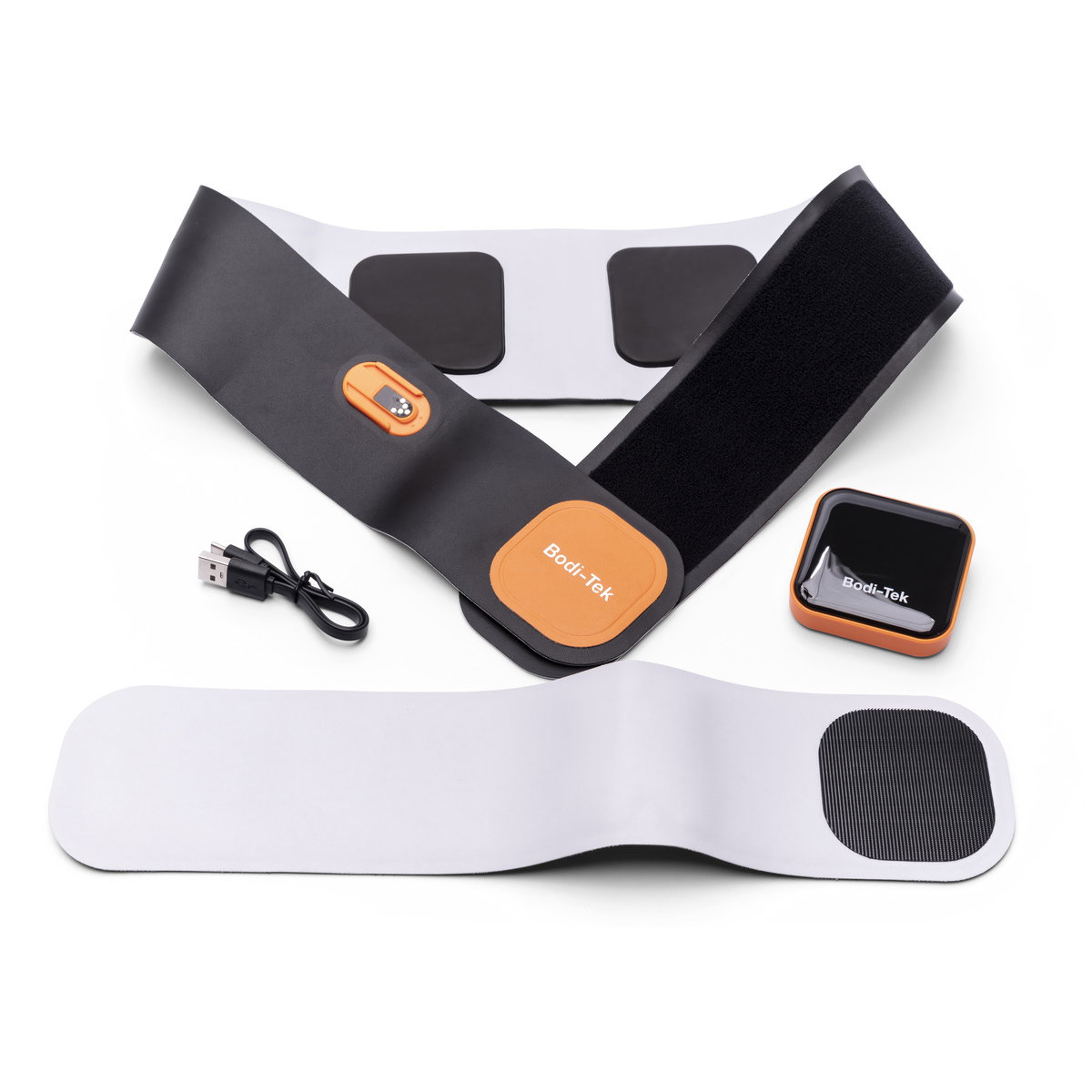 Bodi-Tek BT-ABSH-TOP-EU/1.2 Ab & Back Muscle Strengthener With Heat, Black/Orange