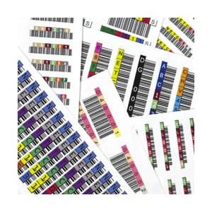 Unique numbered barcoded labels (For DAT AIT DLT SDLT Tape Media) (Per Label)