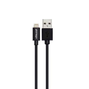 Cirago Lightning USB Charge & Sync Cable 2 Meter (MFi Certified) - Black