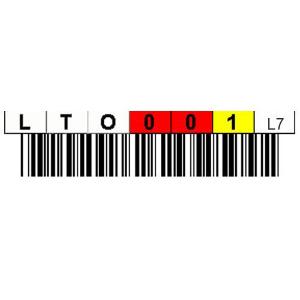 LTO Polyester Netc Barcoded Labels (Printed) (Unique Sequence on Request MOQ=20 Labels)