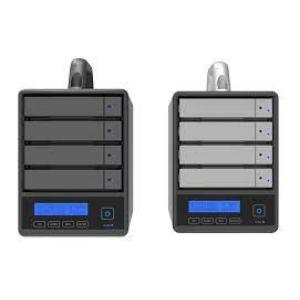 4 bay SR4-SB31+ SATA-eSATA + USB External Storage with PD + DP function Plus new version of Touch button panel