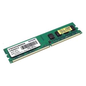 2GB Patriot DDR2-800Mhz PC2-6400 CL6 Desktop Memory Module