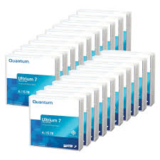 Quantum Ultrium LTO-7 6TB 15TB Data Cartridge Tapes (20 LTO-7 per box pre-labled - to be sold per box only)