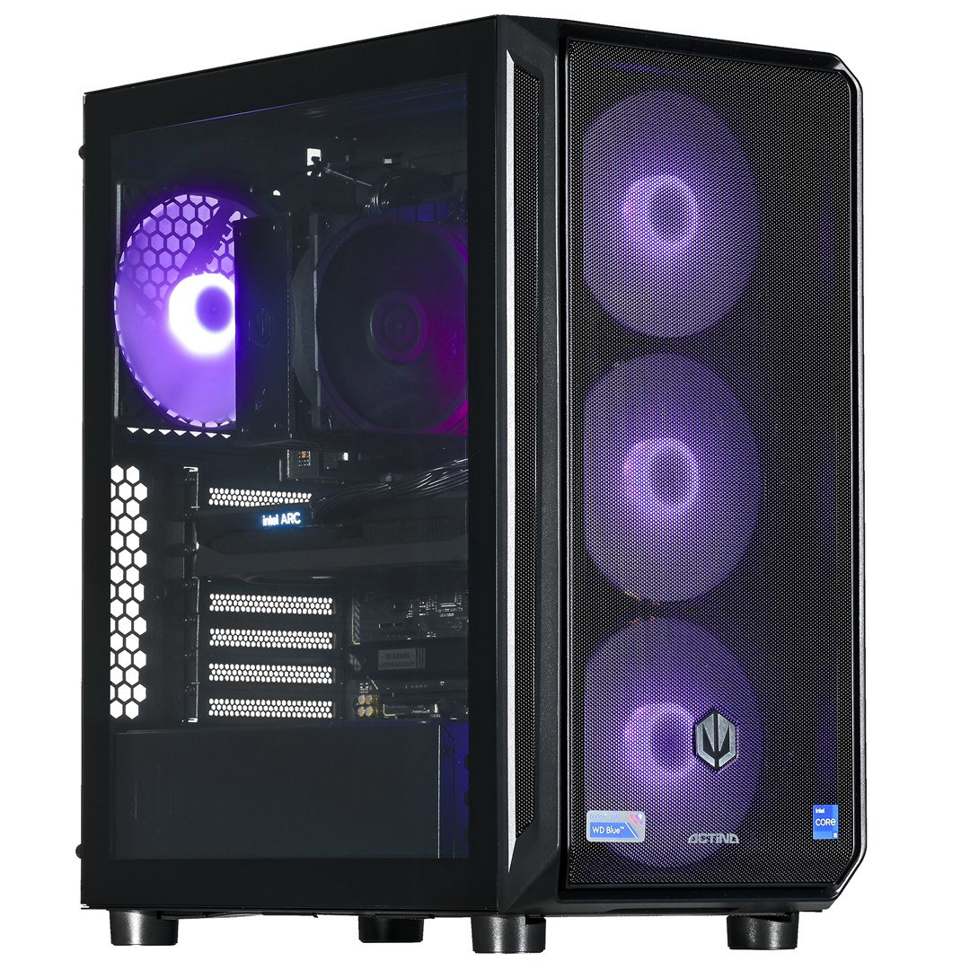 Actina 5901443410249 PC Intel Core i5 i5-14400F 32 GB DDR5-SDRAM 1 TB SSD Intel Arc B580 Midi Tower Black