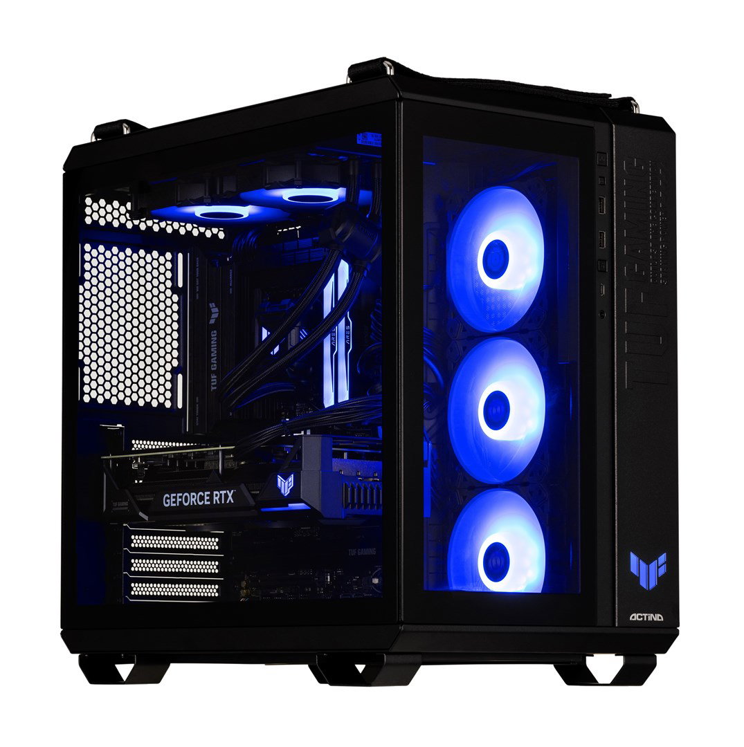 Actina 5901443411857 PC AMD Ryzen 7 9800X3D 32 GB DDR5-SDRAM 2 TB SSD NVIDIA GeForce RTX 5090 Midi Tower Black