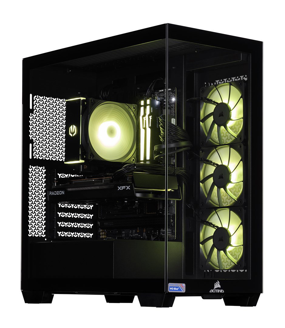 Actina 5901443413745 PC AMD Ryzen 7 8700F 32 GB DDR5-SDRAM 2 TB SSD NVIDIA GeForce RTX 5070 Ti Midi Tower Black