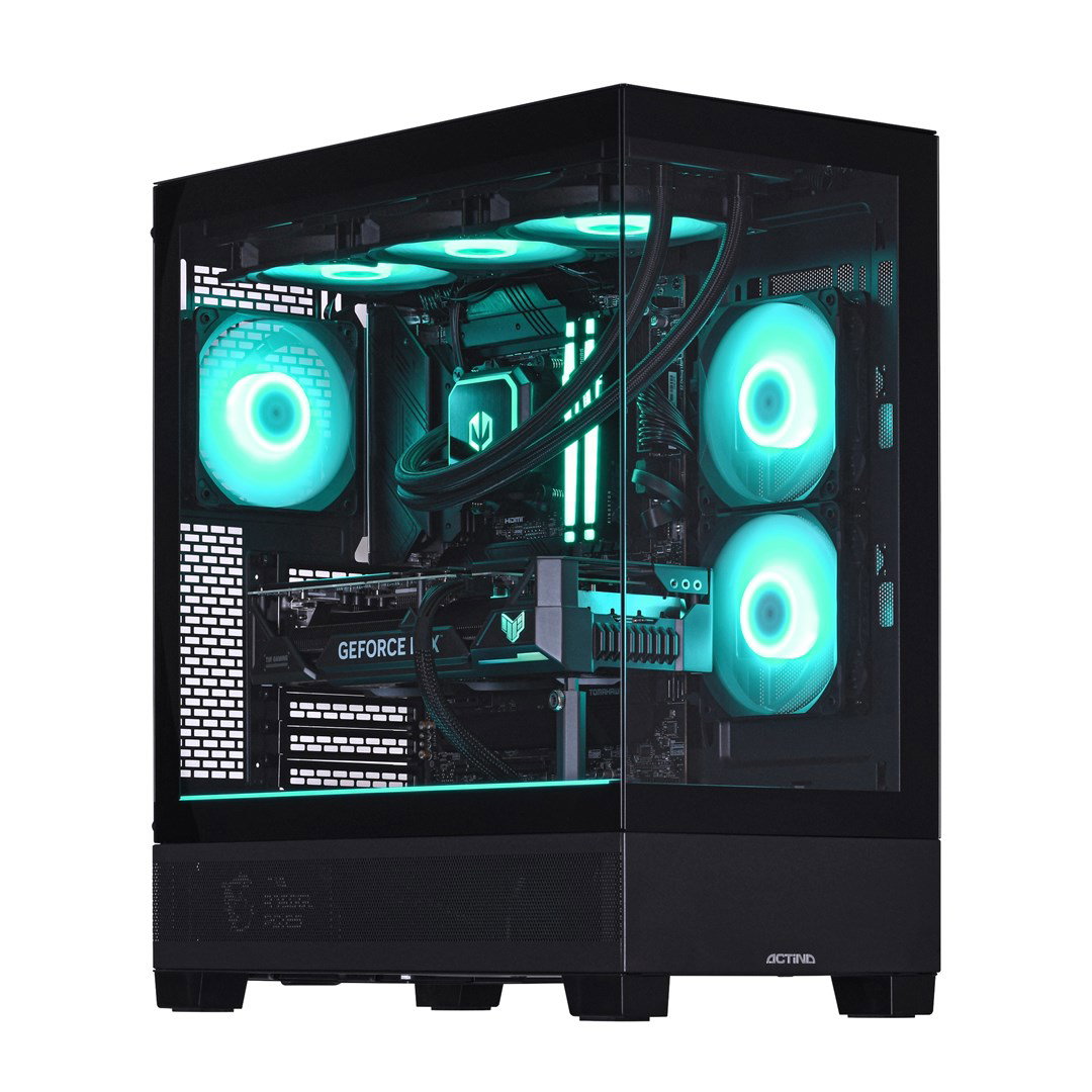 Actina 5901443416579 PC AMD Ryzen 9 9900X 32 GB DDR5-SDRAM 2 TB SSD NVIDIA GeForce RTX 5080 Midi Tower Black