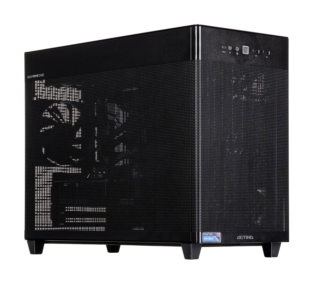 Actina 5901443430384 PC AMD Ryzen 7 8700F 32 GB DDR5-SDRAM 1 TB SSD NVIDIA GeForce RTX 5060 Mini Tower Black