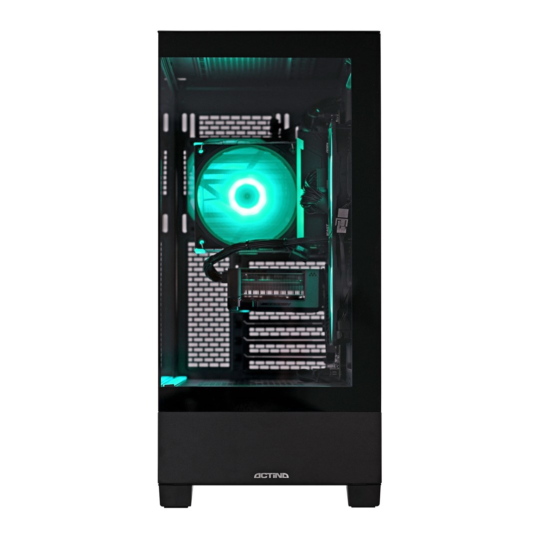 Actina 5901443443384 PC AMD Ryzen 5 8400F 16 GB DDR5-SDRAM 1 TB SSD AMD Radeon RX 7600 Windows 11 Home Midi Tower Black