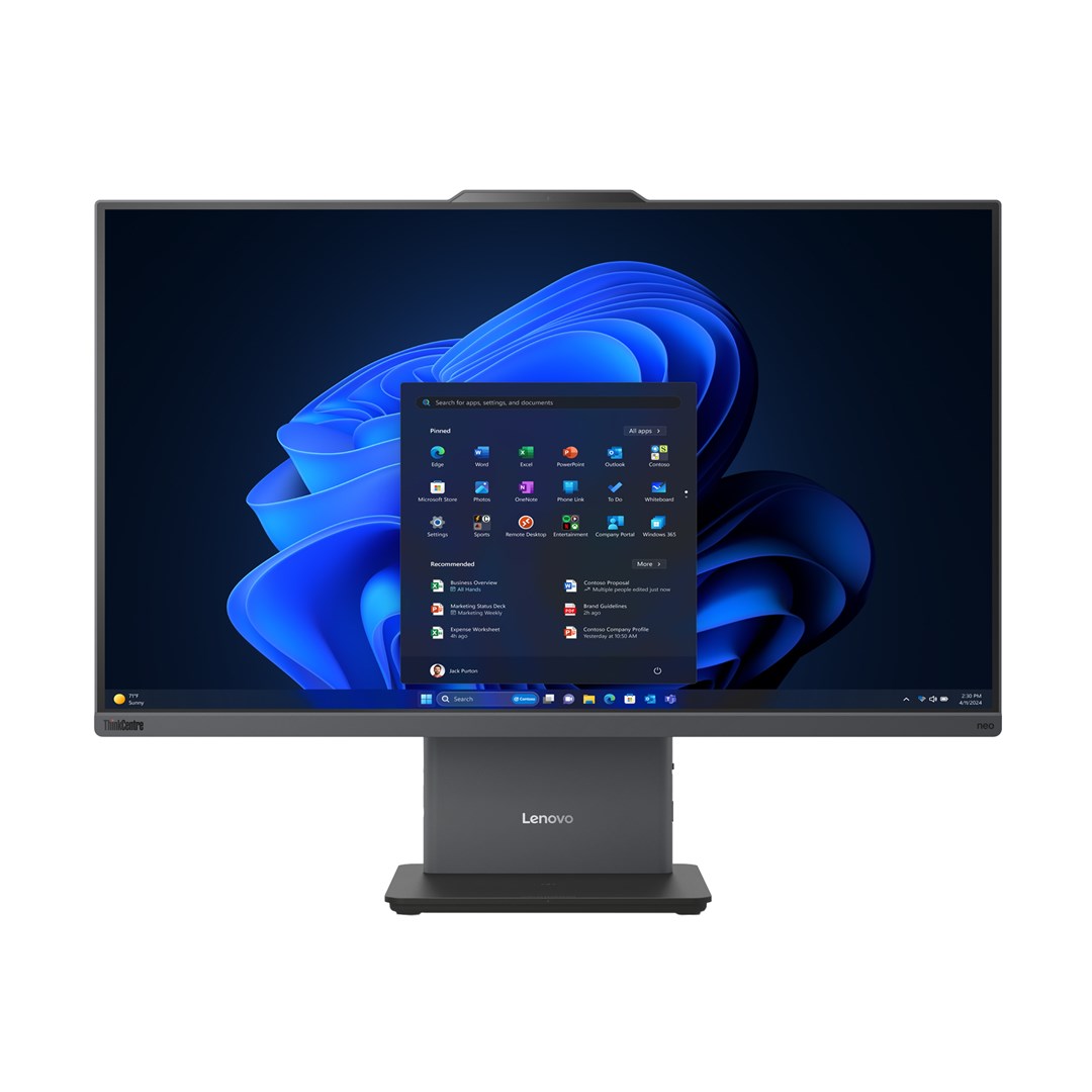 Lenovo ThinkCentre neo 50a 27 Gen 5 Intel Core 5 210H 68.6 cm (27) 1920 x 1080 pixels Touchscreen All-in-One PC 16 GB DDR5-SDRAM 512 GB SSD Windows 11 Pro Wi-Fi 6 (802.11ax) Grey