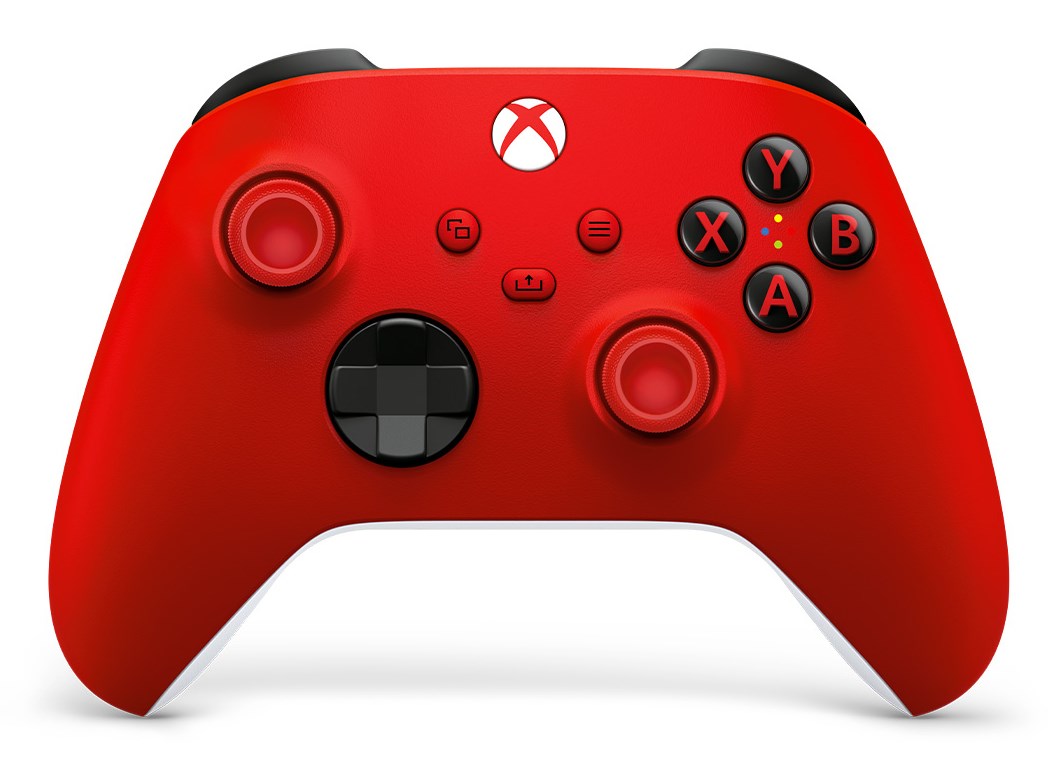 Microsoft Xbox Wireless Controller Red Bluetooth/USB Gamepad Analogue Digital Xbox, Xbox One, Xbox Series S, Xbox Series X
