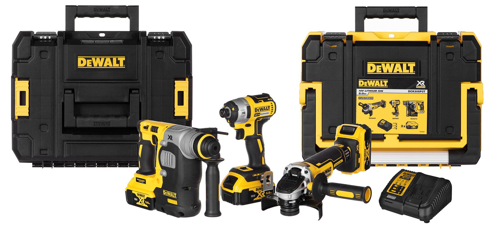 POWER TOOL COMBO KIT DEWALT DCK305P3T (DCF887+DCH273+DCG405)